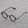 Stylish Circular Small Shaped Frame Anti Blue Light Flat Mirror Versatile for For Men and For Women Suitable for Commuting and Daily Life