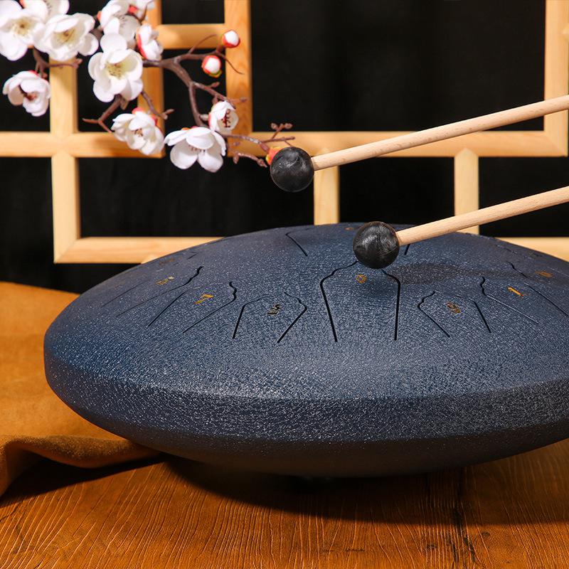 Ätherische Stahltongtrommel: 6-14 Zoll Sanskrit Handpan für Erwachsene & Anfänger