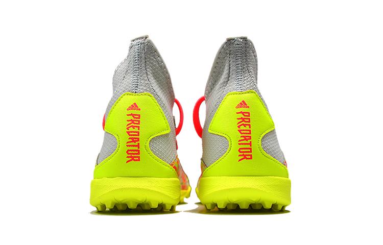 LIEYING X Adidas Freak.3 TF Low Top Kids' Soccer Shoes Gray Red Kids' GZ7095