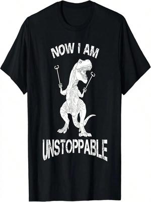 Now I'm Unstoppable Funny T-Rex Dinosaur T-Shirt