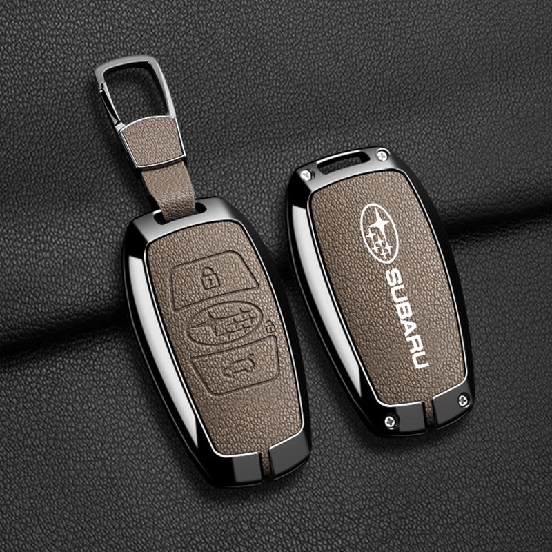 Zinc Alloy Car Remote Key Case Cover For Subaru WRX XV Crosstrek Legacy BRZ Forester Impreza STi Outback 2015-2019 Accessories et4