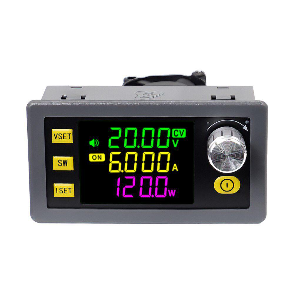 SK120X CNC Adjustable DC Step-Up/Down Power Supply 6A Module - Constant Voltage/Current & Solar Charging