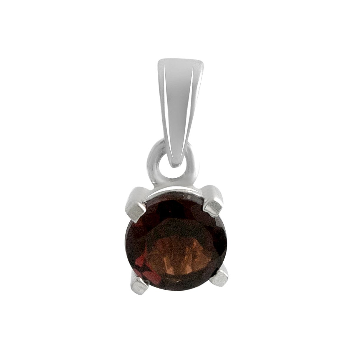 

Срібна підвіска з гранатом 0.595ct (2140054) темні цукерки apple червоний колір