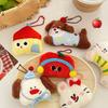 1 Pcs Original Cute Plush Doll Pendant Brooch Creative Funny Pendant Girl Backpack Fun Pendant