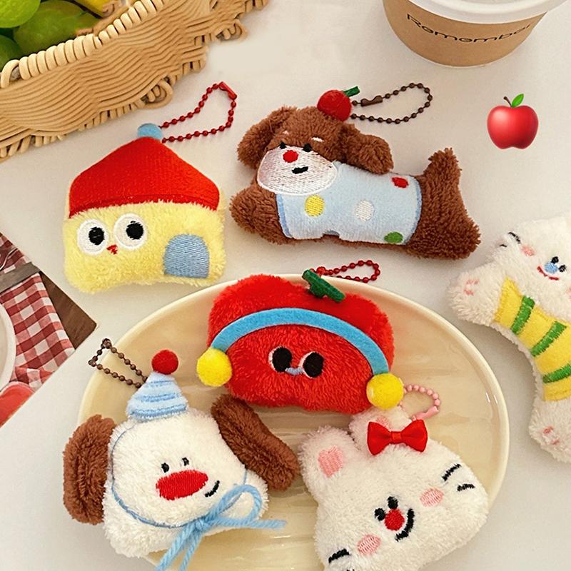 1 Pcs Original Cute Plush Doll Pendant Brooch Creative Funny Pendant Girl Backpack Fun Pendant