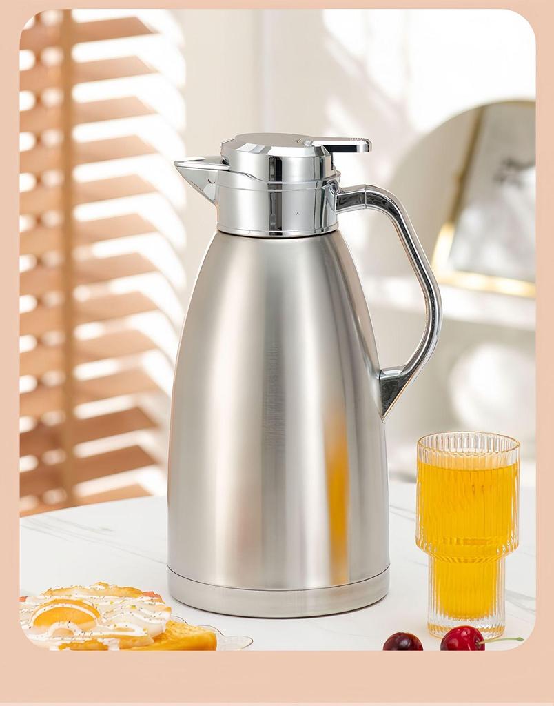 304 Stainless Steel Double-Layer Insulated Anti-Scald Kettle