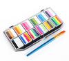 12-Color Patchwork Body Paint: Removable, Brush-Ready, Easy To Apply Halloween Stage Pigment