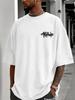 Mens 100 Pure Cotton Pullover Shortsleeved Tshirt with A Fashionable and Casual Style  Suitable for Outdoor Fitness