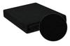 Premium terry sheet with elastic 190x210, 200x220x20, black_48, matex