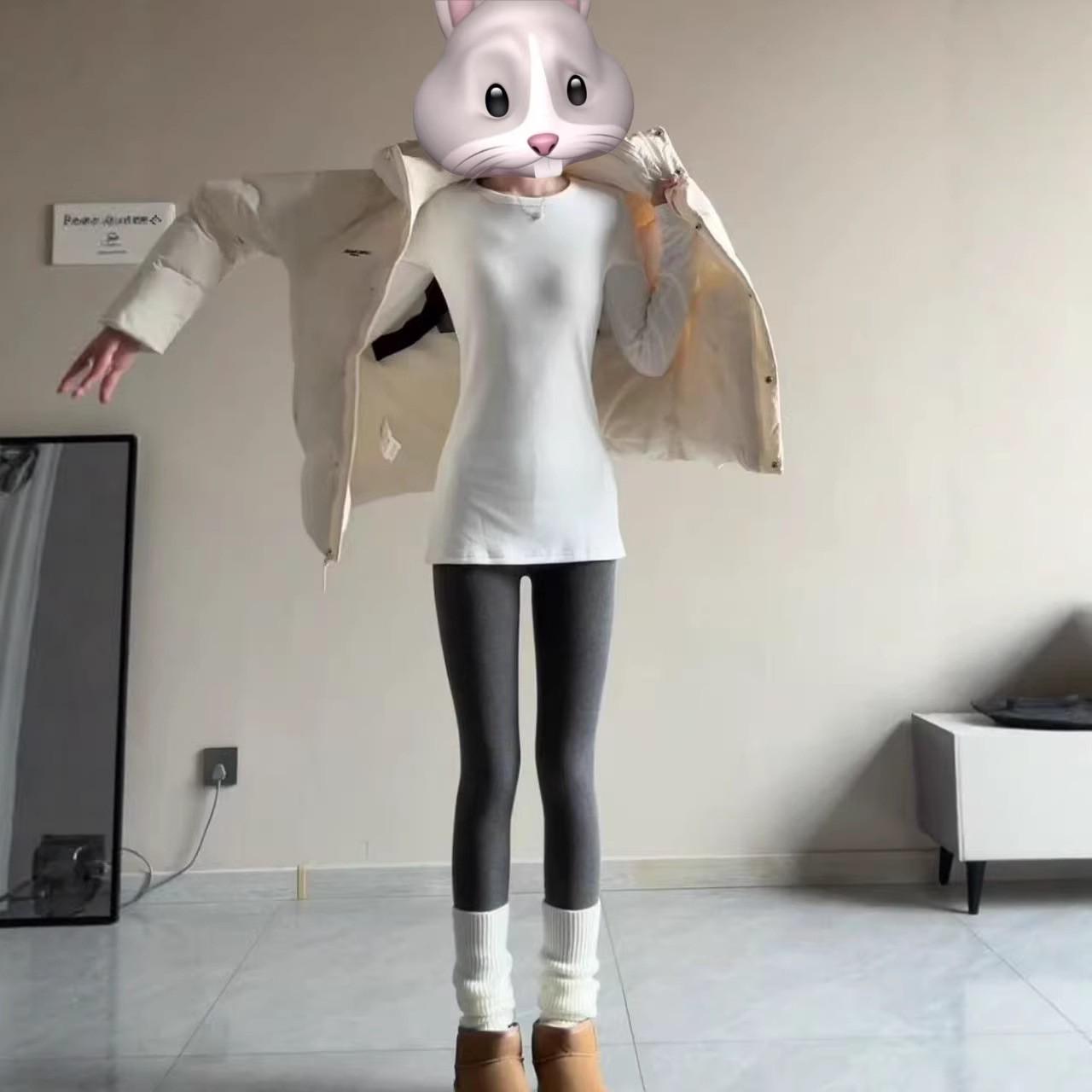 

Women s White Thermal Fleece Slimming Long Sleeve Base Layer Shirt - 2025 Autumn/Winter New Arrival Extra Large белый