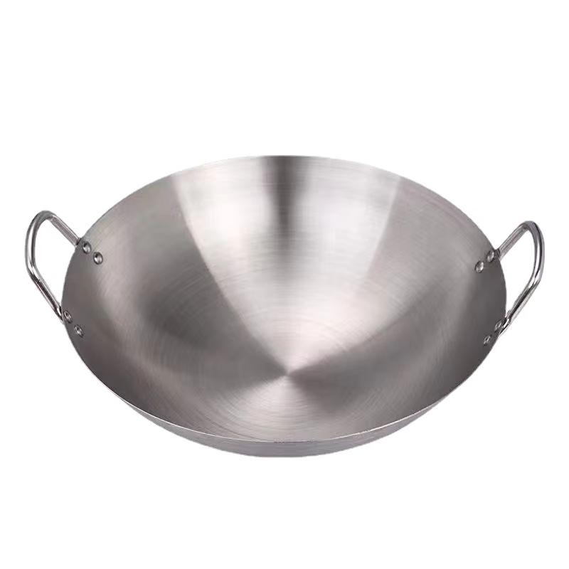 Commercial Grade Thickened Stainless Steel Wok