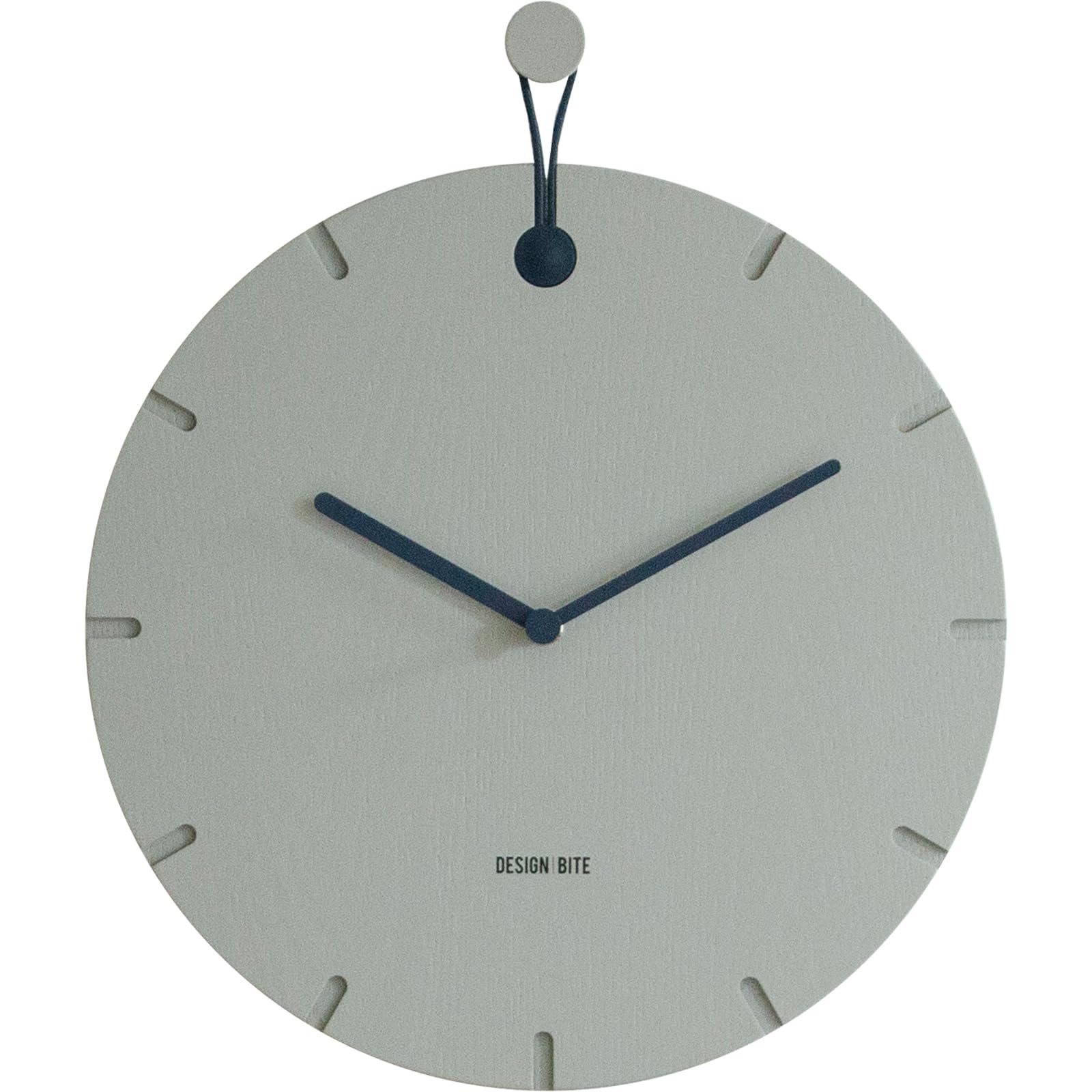 

DESIGN BITE Denmark Stylish Nordic 30cm Wooden Wall Simple Clock, Design, Silent, Clock, Hanging, (Bone)