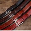 Vegetable Tanned First Layer Cowhide Men's Genuine Leather Belt Men's Casual Retro Pin Buckle Belt