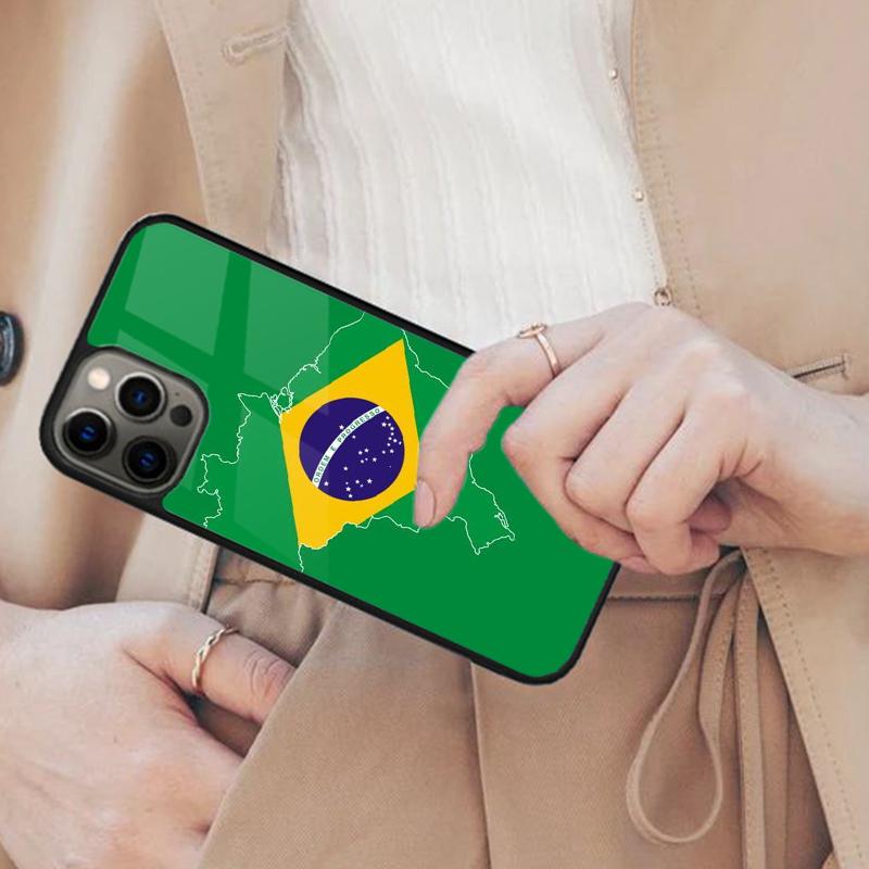 

Brazil Passport Flag Magnetic Phone Case For APPLE iPhone 17 Air 16 14 13 12 Pro Max 15 Plus Wireless Charge With MagSafe Cover iPhone 14