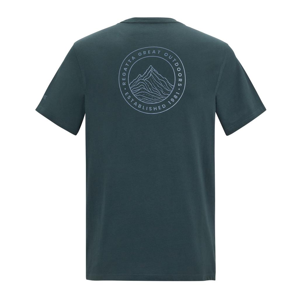 Regatta Mens Breezed Line Art T-Shirt