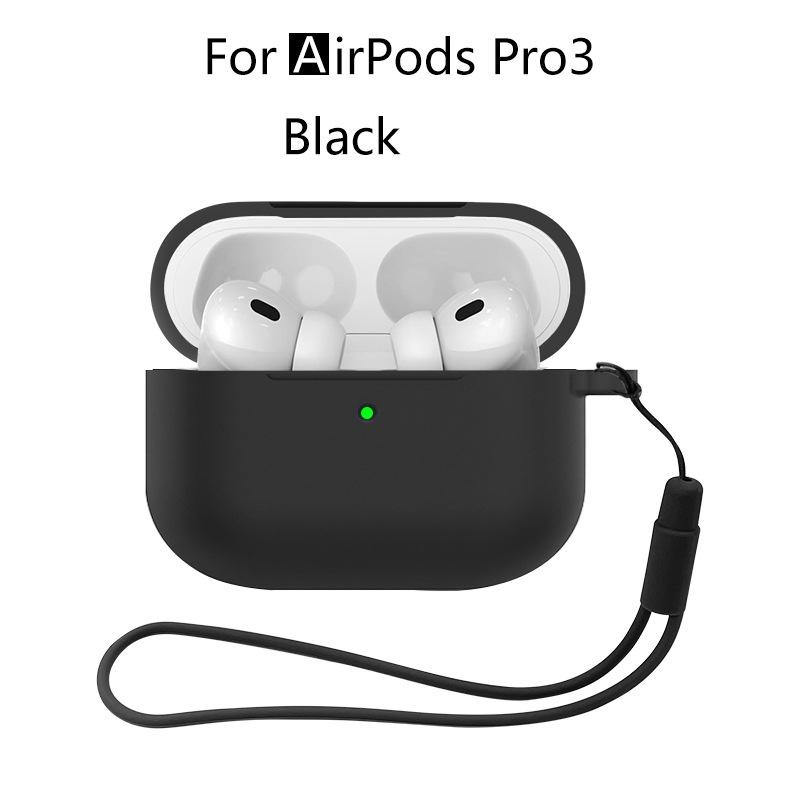 Silicone Case For AirPods Pro 3 Transparent Soft TPU Earphone Shockproof Protective Case Cover For AirPods Pro 3 Earbuds Shell