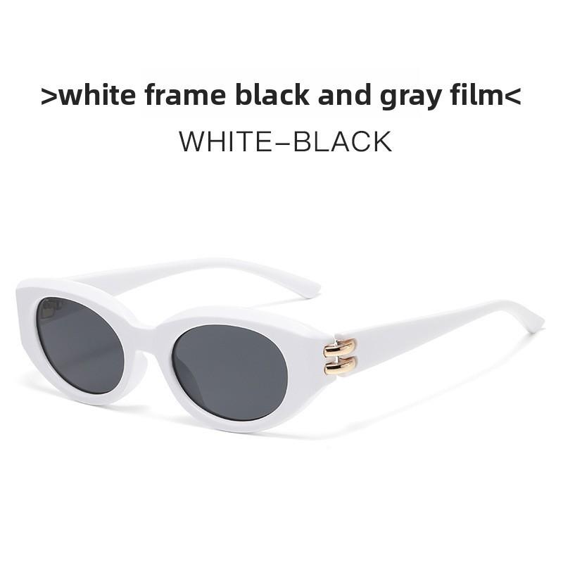 

Cat Eye Sun Glasses Women Uv400 Retro Fashionable Eye Wear For Parties And Travel білий