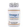 Výživa Omega-3, Prémiový rybí olej, 180 mg EPA / 120 mg DHA Koncentrovaná forma triglyceridů, 100 měkkých tobolek ze želatiny ryb