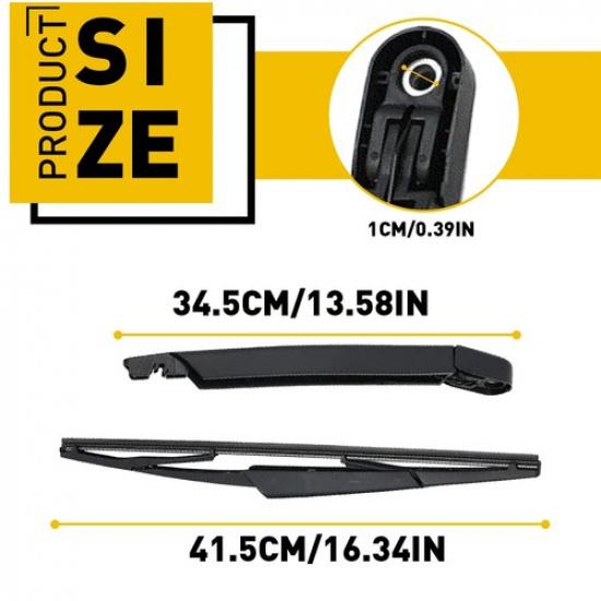 Rear Windshield Wiper Blade Arm Set for 2006-14 Kia Sedona Windscreen Wiper EOA
