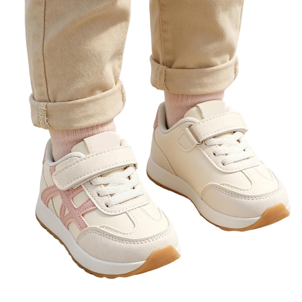 Toddler Soft Sole Walking Shoes Lightweight Non-Slip Baby Sneakers Hook and Loop Closure Flexible Sole Infant First Walker Shoes