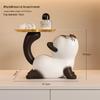 Elegant Siamese Cat Key Holder & Shoe Cabinet Ornament for Hallway or Living Room - Ideal Housewarming Gift