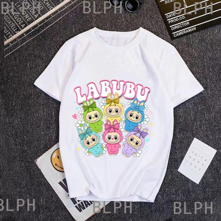 2025 Hot Rabcloth 3d Print T-shirt Children's Short-sleeved Blouse Summer Cute Boy Girls T-shirt