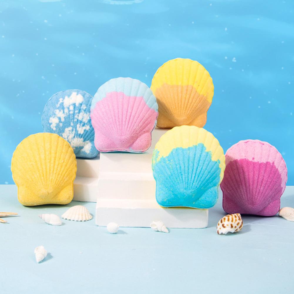 Skal Bad Saltboll Eterisk Olja Bad Bubbelboll Aromatisk Återfuktande Näringsgivande Hudvård Duschboll Kroppsrengöring Egenvård Essentiell