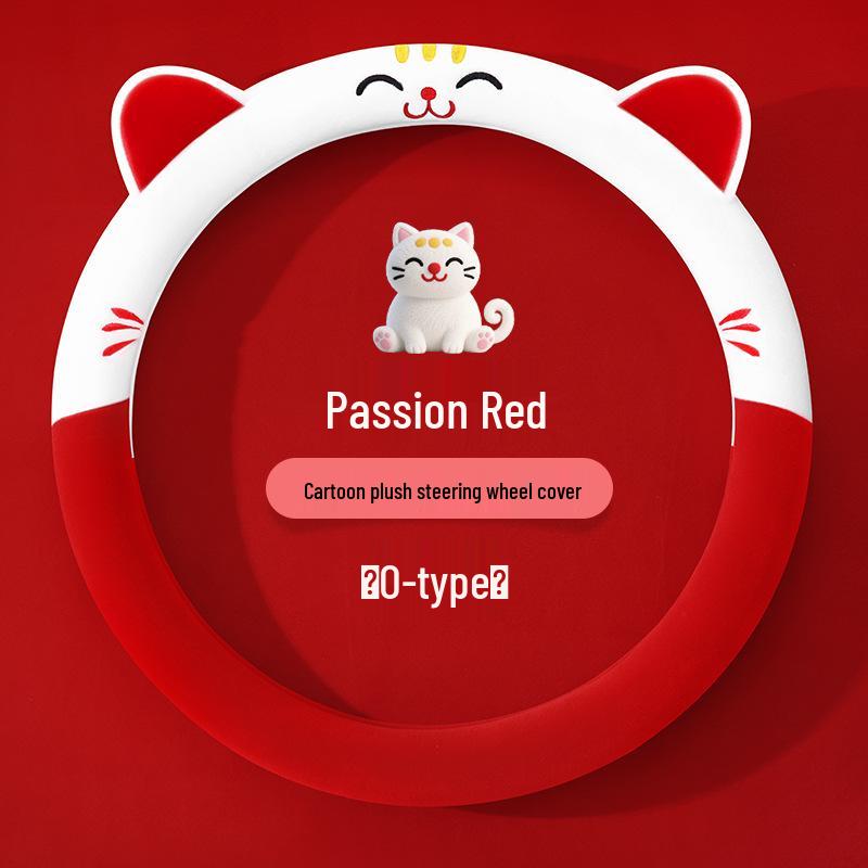 Universal Winter Non-Slip Plush Steering Wheel Cover - Wear-Resistant & Stylish for Men and Women