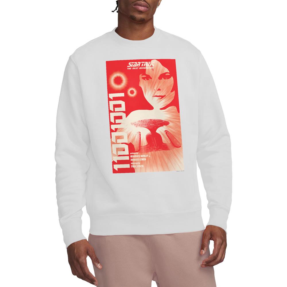 STAR TREK Unisex Adult The Next Generation Season 1 Episode 15 Sweatshirt