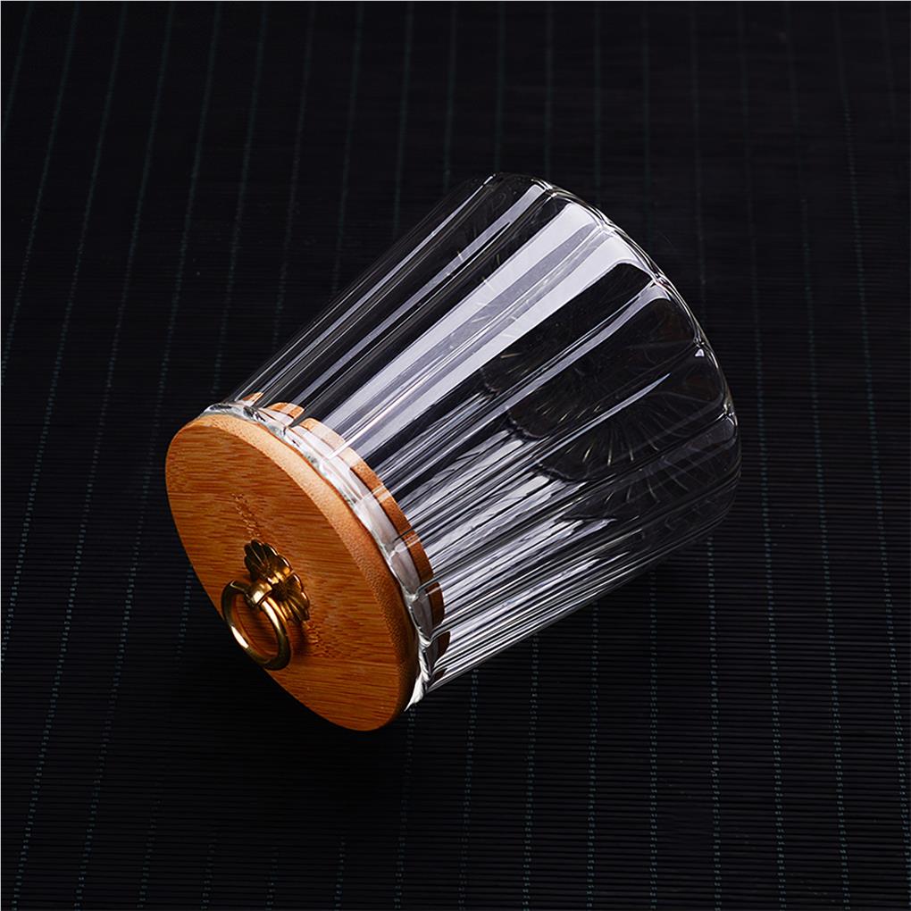 Glass Storage Jars Transparent Container with Lid Seasoning Bottle