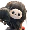 Lovely Panda Hair Clip Plush Kids Hair Pin Make Up Hairpin Multipurpose Hairclip Hair Accessories with Brooch