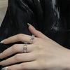 Impression Garden Dopamine Color Zir*****Pen Ring Women'S Niche Design High-End Jewelry Personalized Index Finger Ring