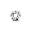 Pandora Moments Fashion Versatile Simple Eternal Loop 925 Silver Glass Charm Women Charm 790065C09