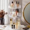 Rotating Luxury Cosmetics Storage Box for Vanity Table and Bathroom