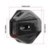 Motorcycle Glossy Carbon Fiber Exhaust Guard Protector Black Muffler Exhaust Pipe Tip Cover Accessories For Honda Click 125 150
