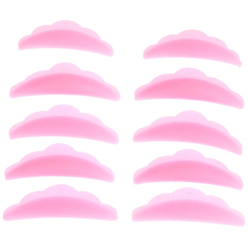 

Цветные новые ресницы, силиконовая подушечка, вспомогательный инструмент для ресниц розовый