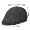 Windproof Adjustable Mesh Breathable Peaked Cap Newsboy Style Beret Hat
