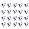 20Pcs Luxury 3D Nail Art Crafts Rhinestones Charms DIY Nail Designs Crystal Gems Dangle Manicure Nail Jewelry Diamonds