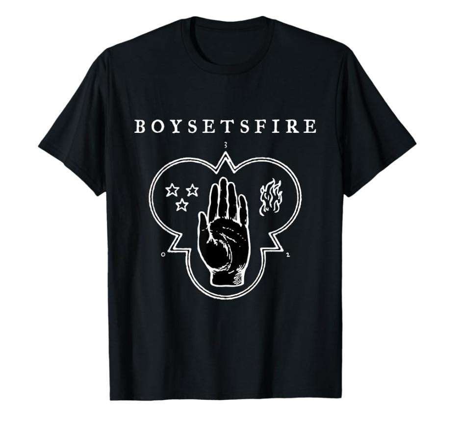 Boy Sets Fire Short Sleeve Unisex T-shirt, Size S-4XL