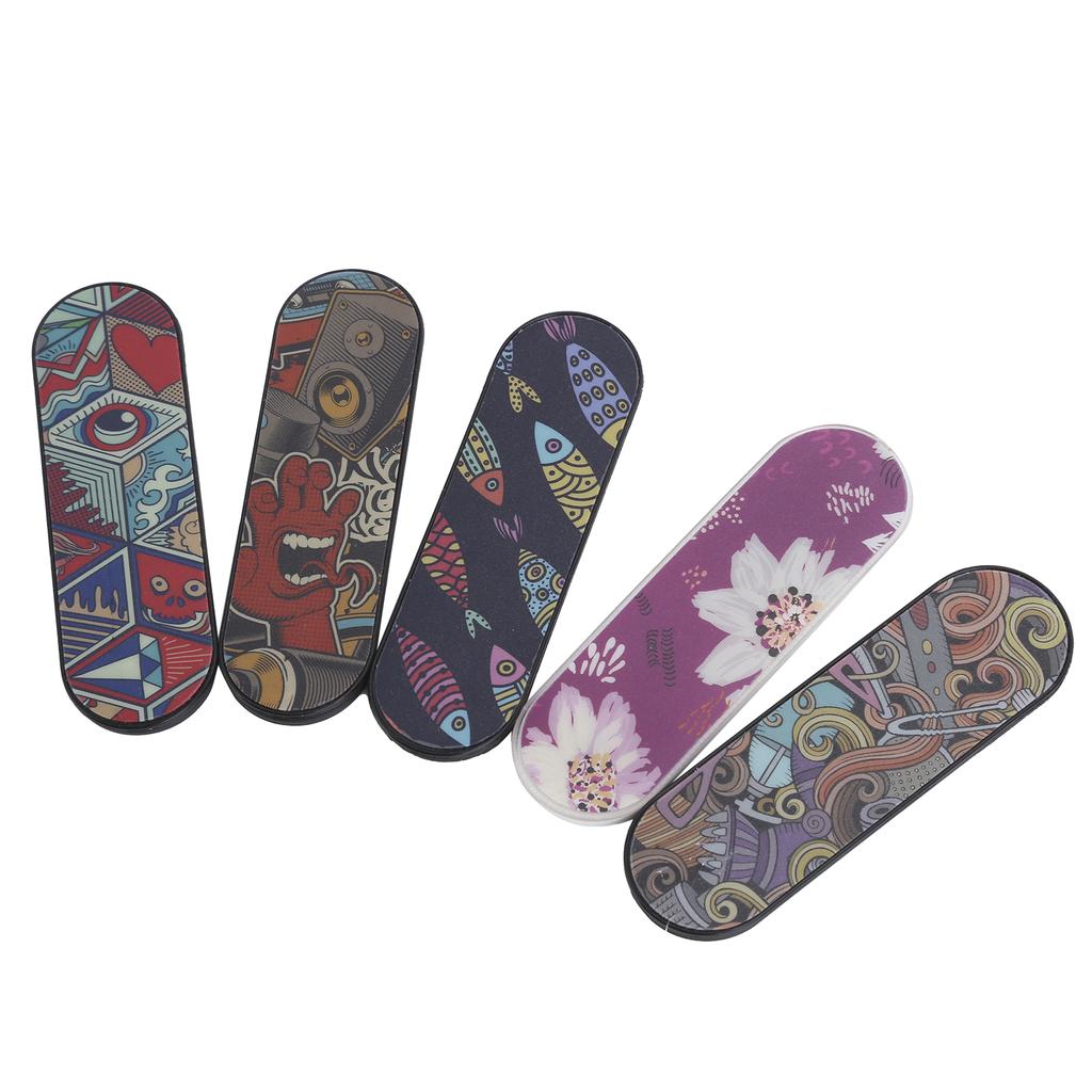 5 Pezzi MOMO STICK Supporto Silicone per Telefono Impugnatura a Dito Staffa Riutilizzabile Universale per Telefoni Android IOS