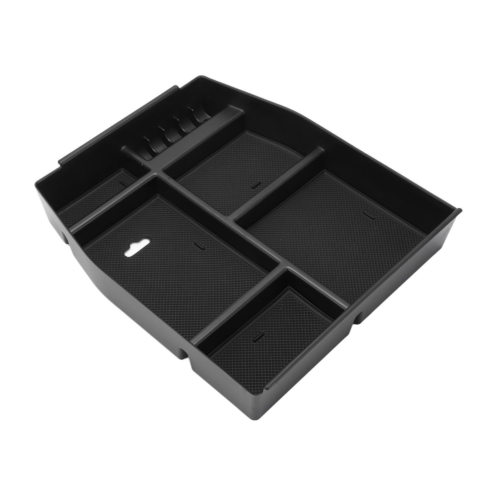 

5 Slot Center Console Armrest Storage Box Car Interior Accessories Replacement for Ford 20152019