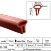 U-Shaped Waterproof Anti-Collision Dustproof Electrical Cabinet Rubber Seal