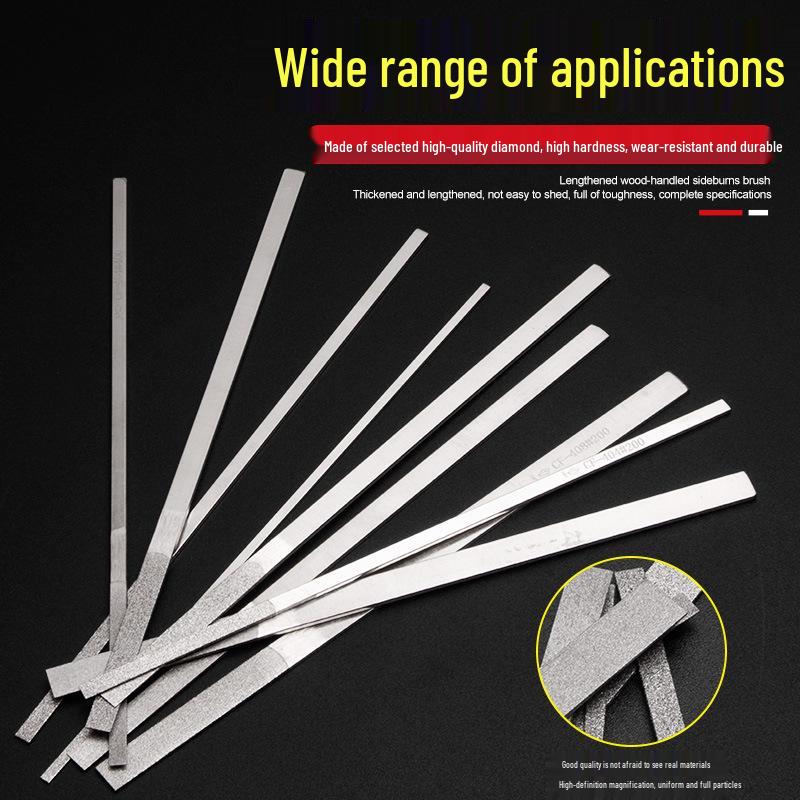 Diamond Electroplated Alloy File Set CF-400 with Carborundum - Free Shipping