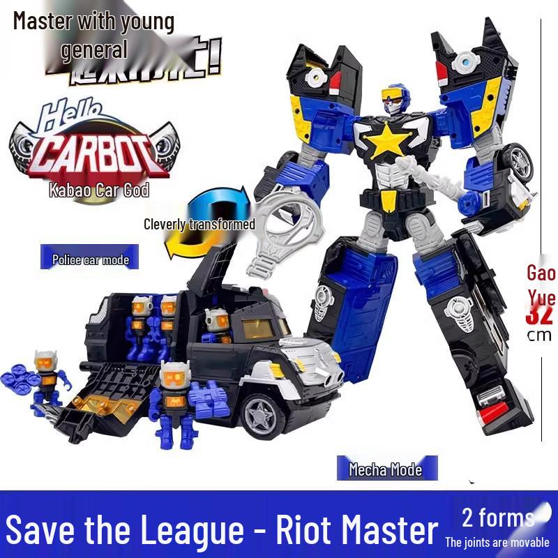Kabo Car God: Rescue League Transformer Firefighting & Medical Robot Toy Set for Boys