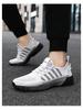 Sneakers Flyknit da uomo taglie forti: morbide, comode, in mesh traspirante, inodore, perfette per la corsa