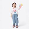 Mädchen 10A Antibakterielles Kühlendes 3D-Blumen-T-Shirt
