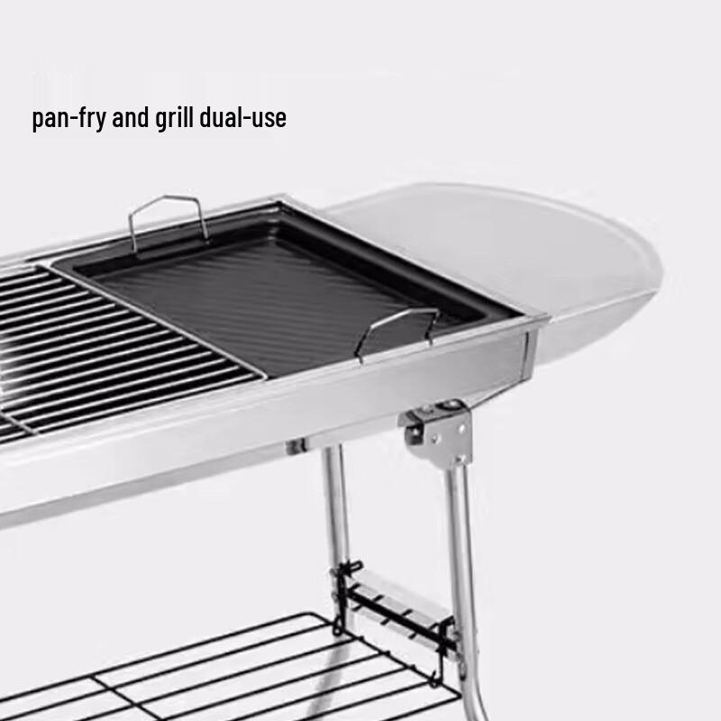 Foldable Stainless Steel Portable BBQ Grill