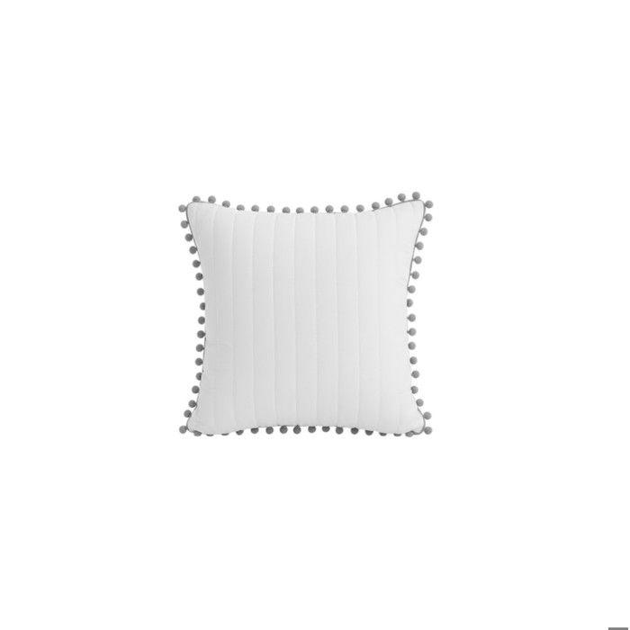 Housse de coussin Dorin 45 x 45 cm Blanc