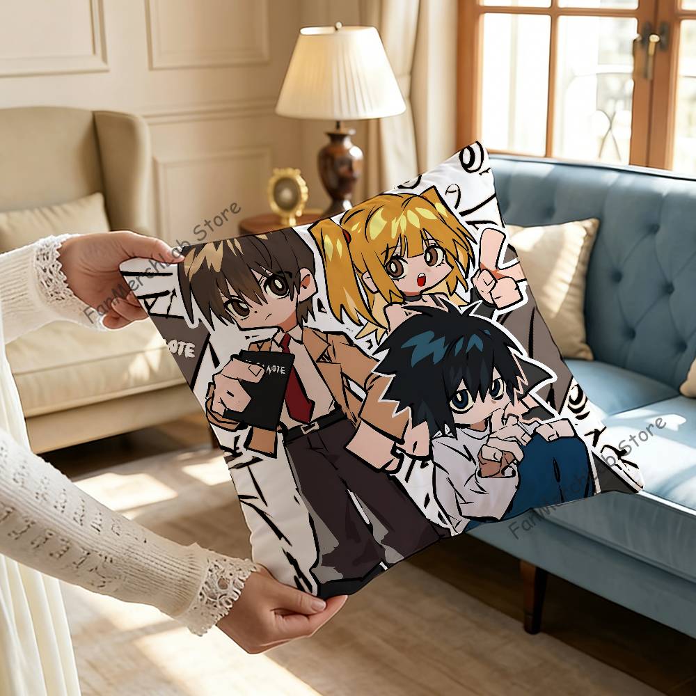 

YYagami Light MMisa Misa LLawliet Pillow Case Ultra Soft Skin Friendly Fabric Cloud Like Comfort Concealed Zipper 30x30cm
