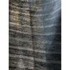 Used Aizome Tussar & Nassi Silk Stole 100% Wild Silk Handwoven Stole